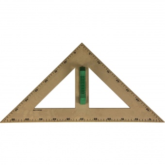 Zeichendreieck, 90°,45°,45°, RE-WOOD®, Hypotenuse 60 cm, 